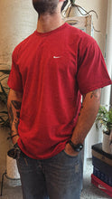 Load image into Gallery viewer, VINTAGE NIKE EMBROIDERED SWOOSH T SHIRT - L
