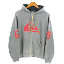 Load image into Gallery viewer, VINTAGE QUIKSILVER EMBROIDERED ZIP UP HOODIE - M