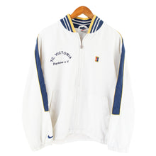 Load image into Gallery viewer, VINTAGE NIKE TENNIS COURT LINED WINDBREAKER - M