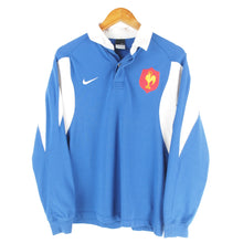 Load image into Gallery viewer, VINTAGE NIKE FRANCE RUGBY POLO JUMPER - S