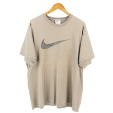 Load image into Gallery viewer, VINTAGE NIKE BROWN SCRIBBLE SWOOSH T SHIRT - L