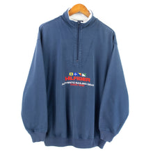 Load image into Gallery viewer, VINTAGE RARE TOMMY SAILING EMBROIDERED 1/4 ZIP - M