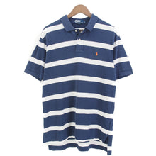 Load image into Gallery viewer, VINTAGE POLO RALPH LAUREN STRIPE POLO SHIRT - L