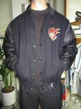 Load image into Gallery viewer, VINTAGE MELBOURNE DEMONS WOOL BOMBER JACKET - XL