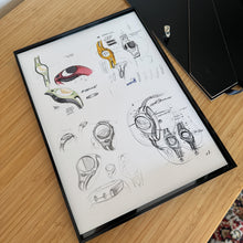 Load image into Gallery viewer, VINTAGE 2004 NIKE TRIAX PRINTS - 3x FRAMED PRINTS & BOOK