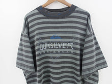 Load image into Gallery viewer, VINTAGE RARE QUIKSILVER THICK STRIPED T SHIRT - XL