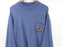 Load image into Gallery viewer, VINTAGE ADIDAS SHEILD LOGO MOCK LONGSLEEVE - L