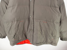 Load image into Gallery viewer, VINTAGE NIKE BROWN BIG SWOOSH PUFFER JACKET - XXL