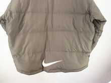 Load image into Gallery viewer, VINTAGE NIKE BROWN BIG SWOOSH PUFFER JACKET - XXL