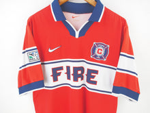 Load image into Gallery viewer, VINTAGE 1999 CHICAGO FIRE MLS SOCCER KIT - M