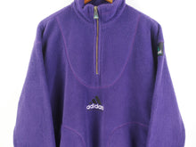 Load image into Gallery viewer, VINTAGE ADIDAS EQT FLEECE 1/4 ZIP - S/M