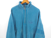 Load image into Gallery viewer, VINTAGE ADIDAS EMBROIDERED 1/4 ZIP - XL