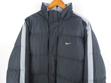 Load image into Gallery viewer, VINTAGE NIKE STRIPE PUFFER JACKET - XL