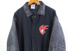 Load image into Gallery viewer, VINTAGE MELBOURNE DEMONS WOOL BOMBER JACKET - XL