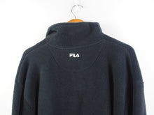 Load image into Gallery viewer, VINTAGE FILA BOMBERS FLEECE 1/4 ZIP - XL