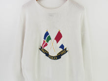 Load image into Gallery viewer, VINTAGE RARE 1987 POLO CROSS FLAG KNIT - L