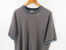 Load image into Gallery viewer, VINTAGE NIKE COLLAR SWOOSH RINGER T SHIRT - XL