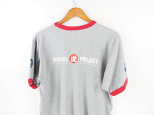 Load image into Gallery viewer, VINTAGE DIESEL PROJECT RINGER T SHIRT - L