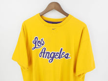 Load image into Gallery viewer, VINTAGE NIKE LAKERS EMBROIDERED T SHIRT - L