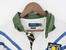 Load image into Gallery viewer, VINTAGE RALPH LAUREN CREST RUGBY JUMPER - L/XL