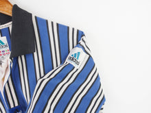 Load image into Gallery viewer, VINTAGE ADIDAS EQT STRIPED POLO SHIRT - L