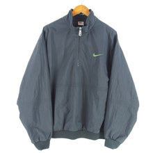 Load image into Gallery viewer, VINTAGE NIKE BACK SPELLOUT 1/4 WINDBREAKER - XL