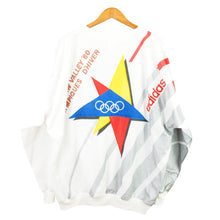 Load image into Gallery viewer, RARE VINTAGE 80s ADIDAS OLYMPIC CREWNECK - S/M