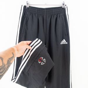 VINTAGE ADIDAS SOCCER TRACKPANTS - S