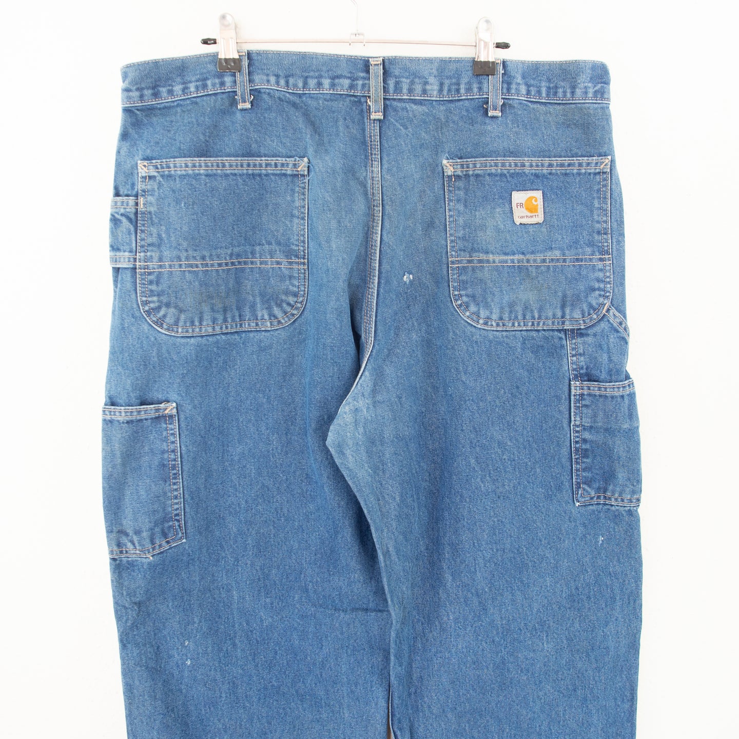 VINTAGE CARHARTT BAGGY DENIM CARPENTERS - 38'