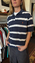 Load image into Gallery viewer, VINTAGE POLO RALPH LAUREN STRIPE POLO SHIRT - L
