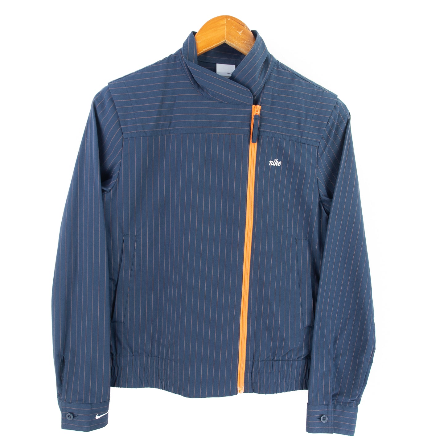 VINTAGE NIKE ASYMETRICAL ZIP JACKET - WMNS S