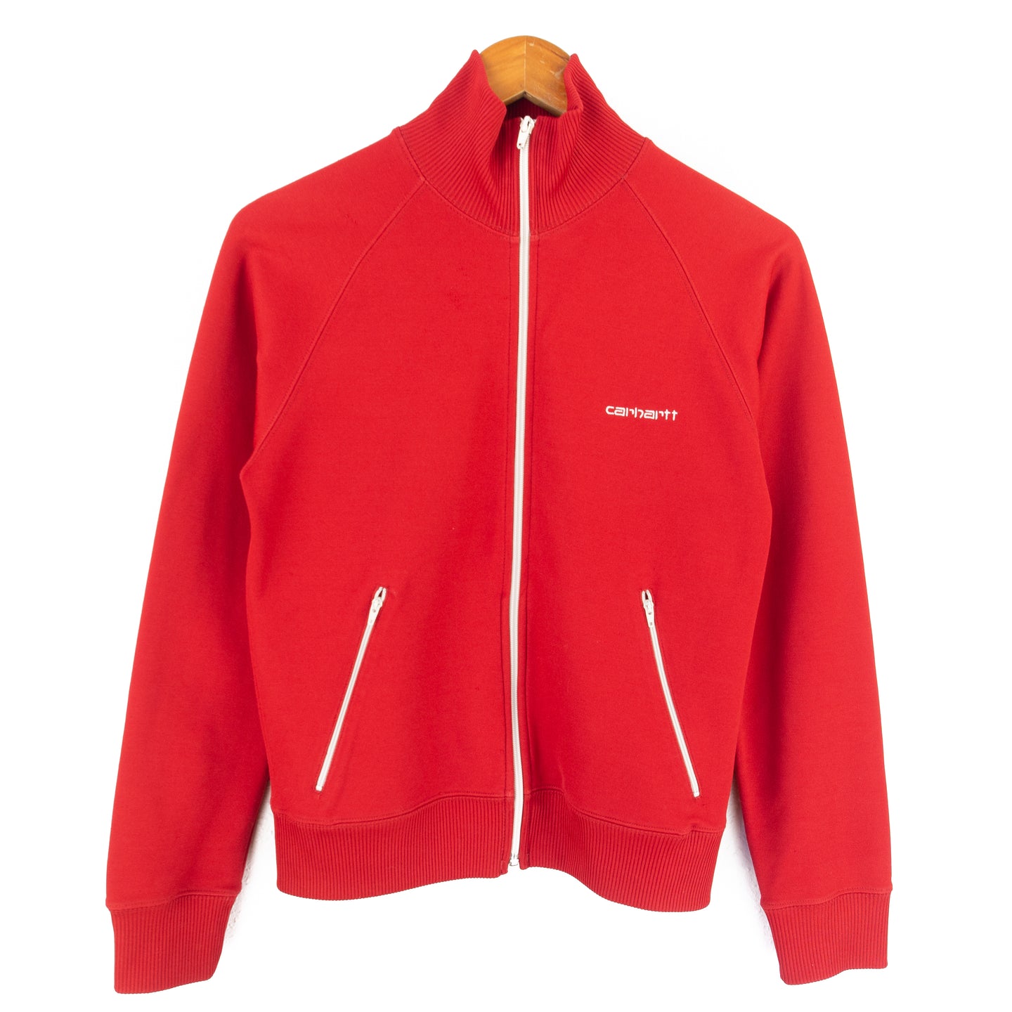 VINTAGE CARHARTT ZIP UP JUMPER - WMNS S