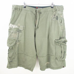 VINTAGE QUIKSILVER Y2K BAGGY CARGO SHORTS - 36'