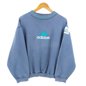 VINTAGE ADIDAS EQT MOCK CREWNECK - S