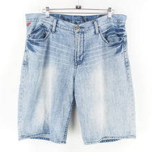 Load image into Gallery viewer, VINTAGE QUIKSILIVER EMBROIDERED DENIM JORTS - 36'

