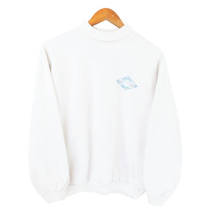 VINTAGE QUIKSILVER MOCK CREWNECK - S