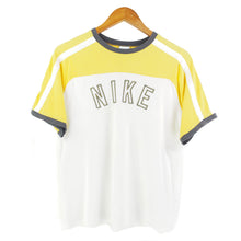 Load image into Gallery viewer, VINTAGE NIKE SPELLOUT RINGER T SHIRT - S
