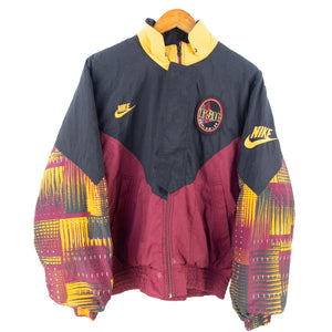 VINTAGE NIKE FSU SEMINOLES PATTERN PADDED JACKET - S