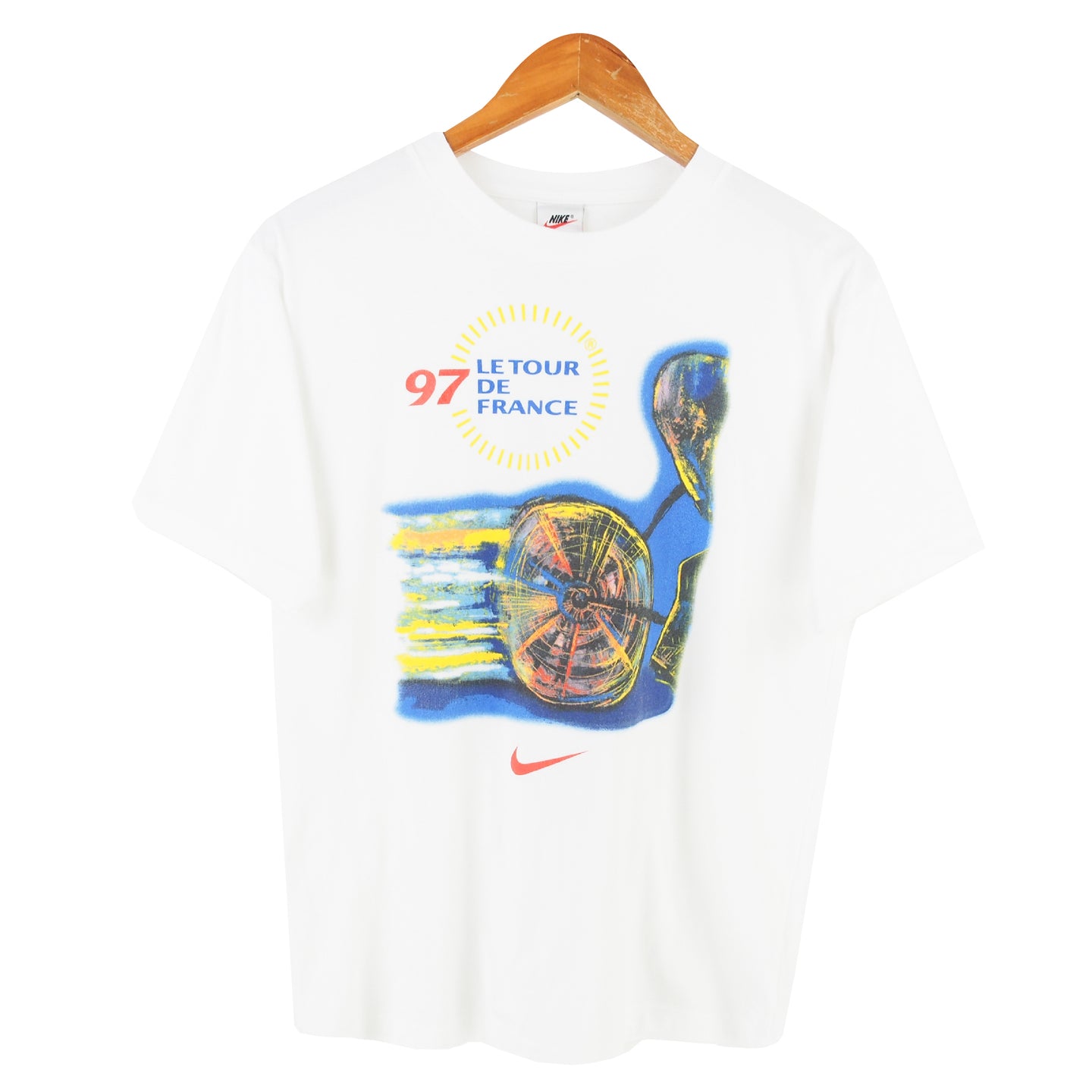 VINTAGE 1997 NIKE TOUR DE FRANCE T SHIRT - S
