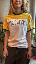 Load image into Gallery viewer, VINTAGE NIKE SPELLOUT RINGER T SHIRT - S
