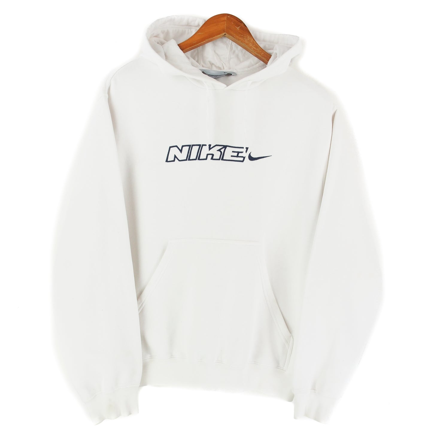 VINTAGE NIKE EMBROIDERED HOODIE - S