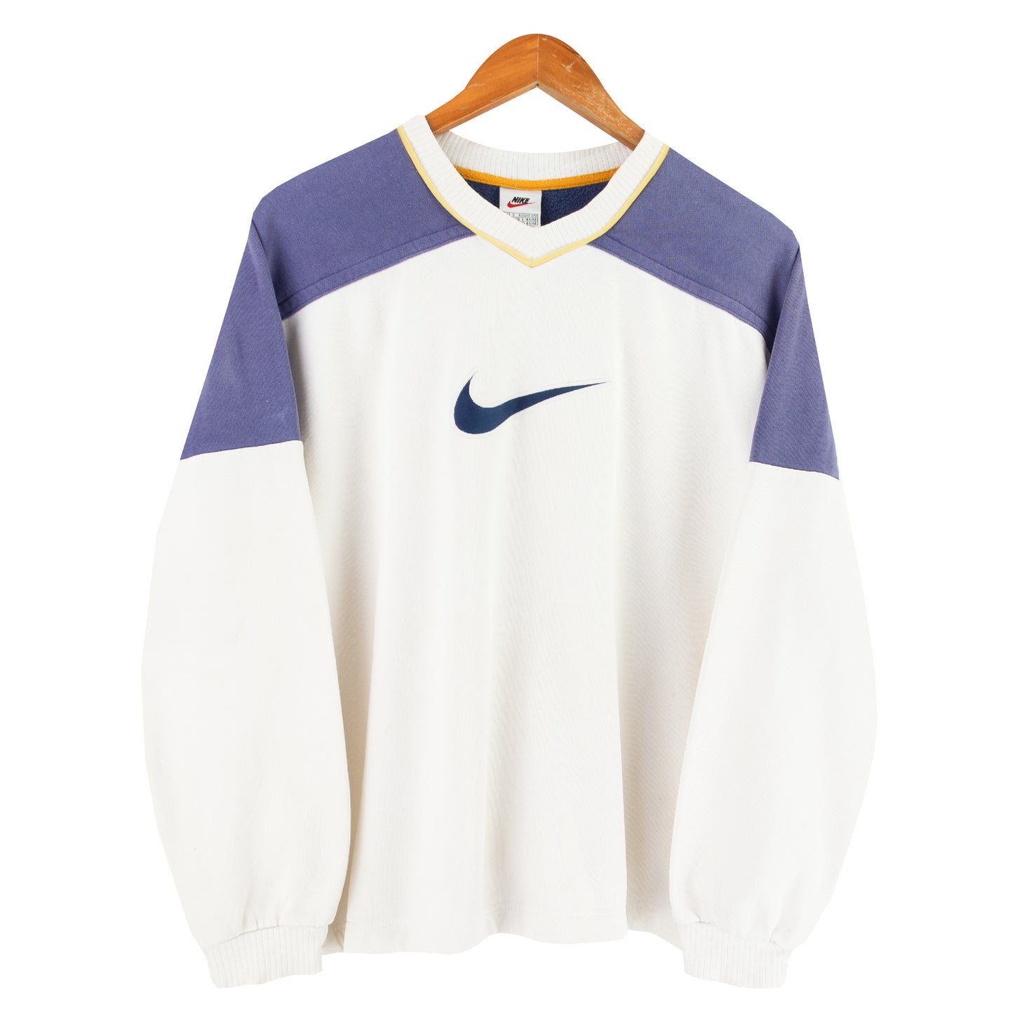 VINTAGE NIKE BIG SWOOSH CREWNECK - M