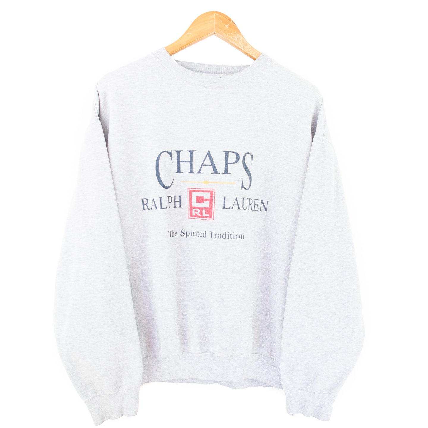 VINTAGE CHAPS BIG LOGO CREWNECK - S/M