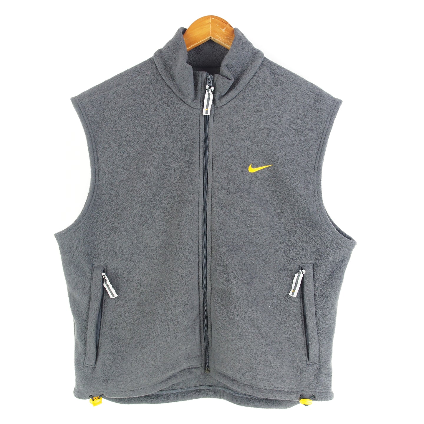 VINTAGE NIKE SWOOSH FLEECE VEST - M/L