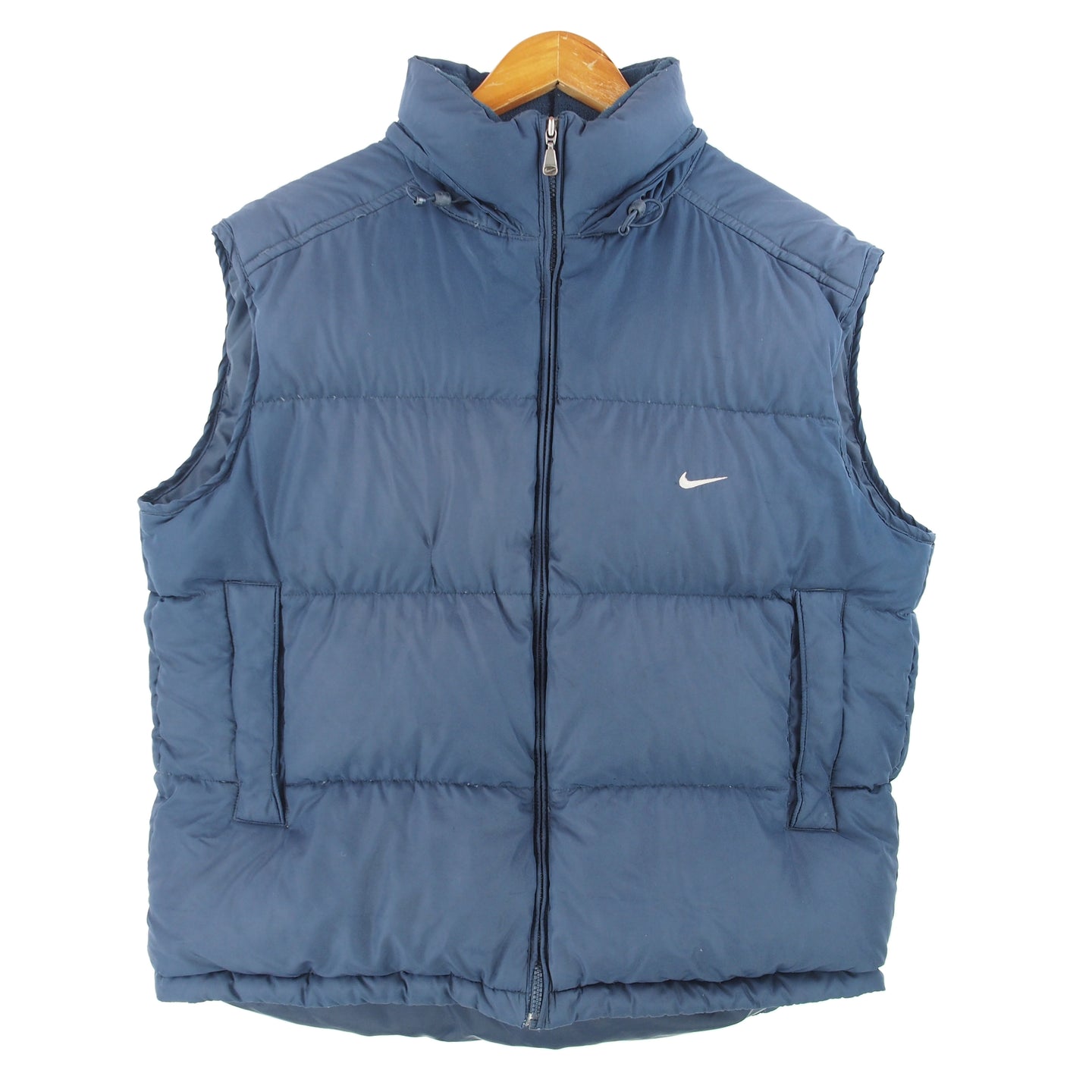 VINTAGE NIKE PUFFER VEST - L
