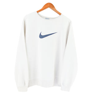 VINTAGE NIKE BIG SWOOSH CREWNECK - M