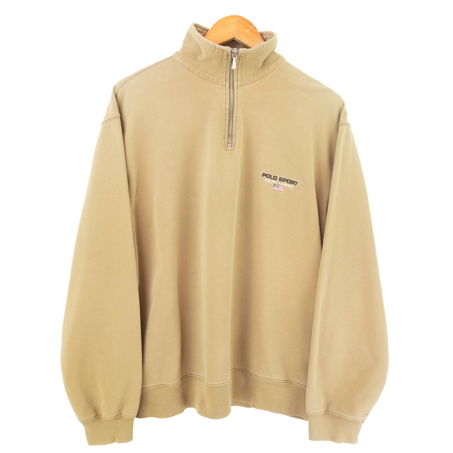 VINTAGE POLO SPORT EARTH TONE 1/4 ZIP - M/L