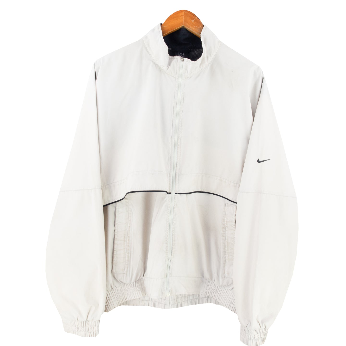 VINTAGE NIKE GOLF SWOOSH LINED WINDBREAKER - M/L