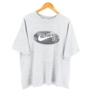 VINTAGE NIKE BIG SWOOSH T SHIRT - L
