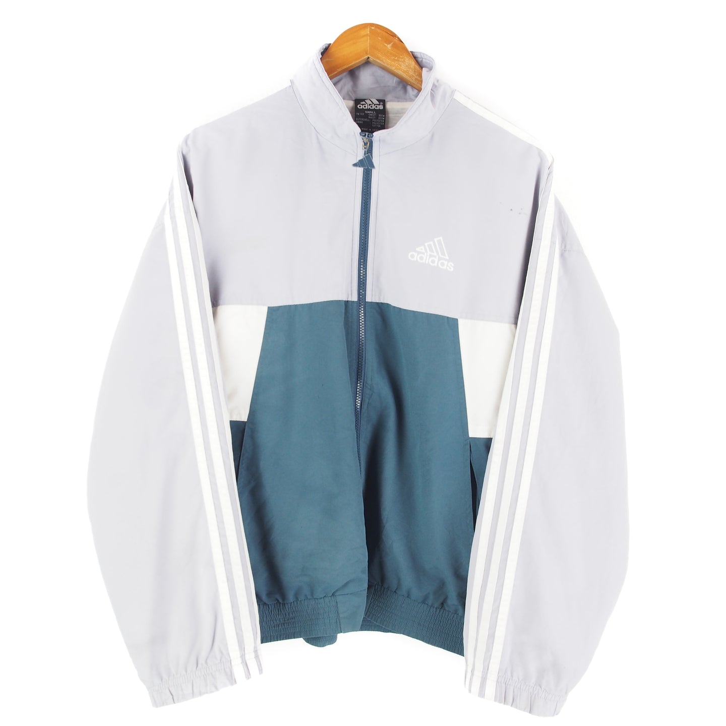 VINTAGE ADIDAS EMBROIDERED WINDBREAKER - M/L